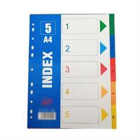 Numbers Index Separator Page 5/10/12/20/31Pages Binder Dividers Loose-leaf Dividers  Archives Files 5Pages