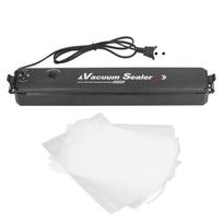 Vacuum Sealer Automatic High Efficiency LED Indication Keep Refreshing Food Vacuum Sealing Machine with 10 Bags EU Plug 220V ABS