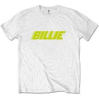 White Billie Eilish Racer Logo 2 Licensed Tshirt Unisexs L