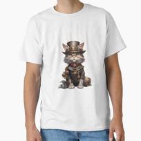 The Clockwork Whiskers Classic Tshirt Made In Usaaus Tshirt S2xl S