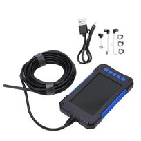 P40 5.5mm HD Industrial Endoscope with 4.3in Screen Waterproof for Electrical Drainage Maintenance Blue10m / 32.8ft Color: Blue