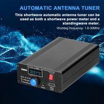 ATU-10-0A Automatinis trumpųjų bangų antenos tiuneris 20W 1.8-30MHz Aliuminio lydinio korpusas Trumpųjų bangų galios matuoklis Stovinčių bangų matuoklis Aluminum alloy
