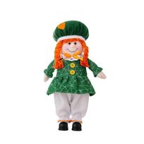 Irish Patrick's Day Holiday Boy/Girl Toy Doll Festive Plush Toy for Kids Irish Patricks Day Decoration Festive Multicolor