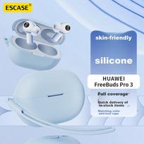 FreeBuds Pro3 Case, Bluetooth Earphone Storage Box, Liquid Silicone Soft Shell, Full Coverage Anti-Drop Ultra-Thin Case, Starry Blue