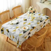 Ali Tablecloth, Waterproof, Oil-Proof, Scald-Proof, Washable, Heat-Resistant, Long Rectangular Tablecloth, PVC Placemat, Yidukongjian 1.2*1.6