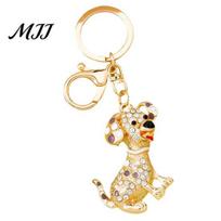 Car Keys Decoration Keychain Pendant Rhinestones-Encrusted Cartoon Puppy Charm Key Chain Pet Strong Lobster Clasp Holder Bags Dog Keyring kava