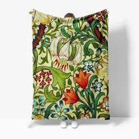 Vibrant Floral Bed Blanket Throw Sofa Cover Decorative Quilted Bedspread for Home Living Room Bedroom 75x90cm