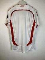 0607 AC Milan marškinėliai UEFA Čempionų lyga Nr. 22 Kaka namų ir išvykos trumpomis rankovėmis futbolo marškinėliai retro gerbėjams Kaka s size (height 165-170cm)