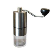 Clear Bin Coffee Bean Grinder Detachable Hand-Cranked Coffee Mill  Camping sidabras