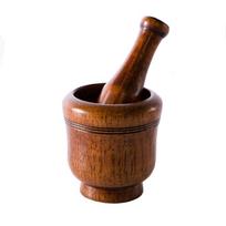 Wooden Grinding Bowl Vintage Spice Crusher Kitchen Gadget Mortar Pestle Set  Ginger