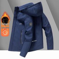 Pierre Cardin Men's Fleece Lined Windproof Casual Jacket L
