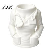 Doctor Desk Organizer Nurse Shape Pen Holder, 3D Print Resin Stationery Organizer, Graduation Gift for Medical Students with Weighted Base, A