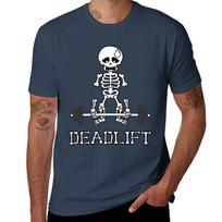 Deadlift Gym Skeleton Tshirt Christmas Casual Tee Shirt S