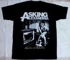 ASKING ALEXANDRIA RECKLESS AND RELENTLESS T-shirt Black Men S-2345XL XXXL gray