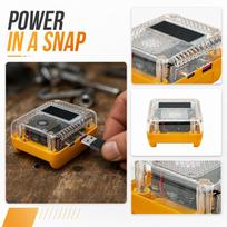 140W USB PD3.1 Bidirectional Charger for 28V Lithium Battery - Digital Display, High Charging/Discharging Adapter for Tool Batteries One Size
