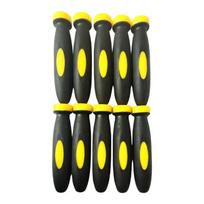 Set Of 10 Ergonomic File Handles With Multiple Hole Size Accuracy File Handle Set For Professional And DIY Projects 6cm