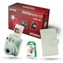 Fujifilm instax mini 12 mega set camera (album + inserts) green