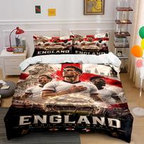 England Football Team Bedding Set Bedding set (1 duvet cover, 2 pillowcases, duvet not included) 135x200cm
