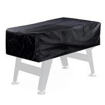 210D Oxford Cloth Football Table Cover Black Folding Game Table Shield UV-Blocking Rectangular Billiard Table Dust Cover Terrace juoda