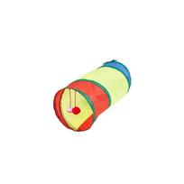 Funny Colorful Folding Cat Tunnel Toys Interactive Breathable Pet Play Tunnel with Ball Kitty Training Toy Training