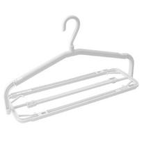 Non-slip Rotating Folding Hanger Extensible Widening Stretchable Clothes Drying Rack Thick Support Space Saving Trouser Rack balta
