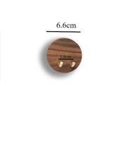 Bath accessories Black Walnut Storage Rack Electric shaver holder Manual shaving knife holder Toilet punching free storage rack