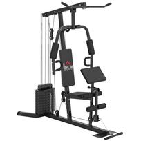Multi-Exercise Gym Station, with 45kg Weight Stack, for Full Body Workout 180 x 108 x 200 cm juoda