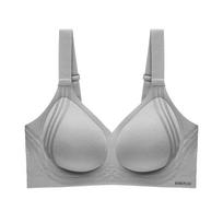 Women Seamless Wireless Push Up Shaping Breathable Anti Sagging Daily Bra M pilka