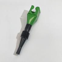 Portable Folding Telescopic Hose Funnel for Hands-Free Motorcycle Fueling žalia