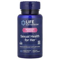 Life Extension, Moterų sveikata, Jos seksualinė sveikata, 60 daržovių kapsulių