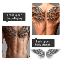 2 pakuotės Gėlių rankos lipdukai vyrams ir moterims, Pusiau nuolatiniai tatuiruotės, Realistiškos netikros tatuiruotės, Neatspindintys laikini tatuiruotės One Size brown