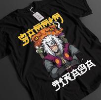 Naruto marškinėliai Jiraya marškinėliai Tsunade marškinėliai Anime Pain Nagato Itachi Unisex marškinėliai 3XL