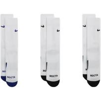 Nike X Nocta L'Art Crew Socks 3 Pack 'White/Deep Royal Blue/White/Black' FV3806-900 S