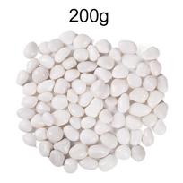 2~3cm White Pebbles 200/400/600/800g Landscape Design and Road Paving High Polished Rainflower Stones Pool Decoration Stone TMZ