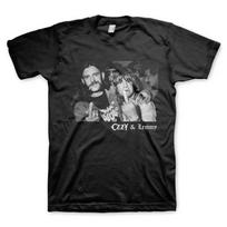 Ozzy and Lemmy Hellraisers Unisex T-Shirt Graphic Tee M