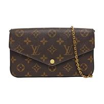 [Pre-Owned] Felicie Pochette Classic Monogram Coated Canvas And Leather Three-In-One Chain Bag - Good #1JLOK3V ONE SIZE