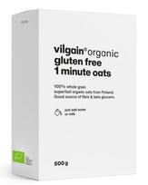 Gluten-Free 1 Minute Oats – ekologiški avižiniai dribsniai be glitimo | Vilgain (500 g)
