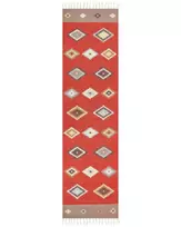 Kilimas LORUT spalvotas 80 x 300 cm medvilninis Kilim
