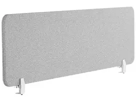 Rašomojo stalo pertvara WALLY 160 x 40 cm šviesiai pilka