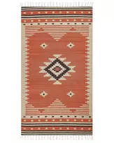 Kilimas GAVAR oranžinis 80 x 150 cm medvilninis kilimas
