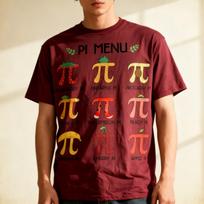 Pi Menu Funny Pi Day Costume Math Teachers Students Unisex T-Shirt S