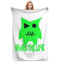 Share The Love Prime Series 48 Blanket Soft Warm Flannel Throw Blanket Cover for Bed Living room Picnic Travel Home Sofa Size: 75*100cm, Weight: 230 GSM