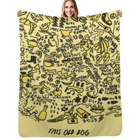 Mac DeMarco 'This Old Dog' Album Throw Blanket Ultra Soft Flannel Fleece Blanket for All Seasons Size: 75*100cm, Weight: 230 GSM
