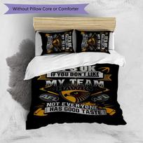 Harv Time Football Printed 3PCS Bedding Set Soft Breathable Duvet Cover Pillowcases Set Washable Bedroom Decor Home Gift 135cm*200cm