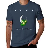 Alan Alien Parody Essential Tshirt Worker Basic Short Sleeve Tee S