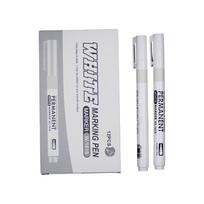 White Paint Marker Pen, Permanent Waterproof Ink, Quick-Drying, Chisel Tip, 26ml – Compatible with Industrial & Art Use