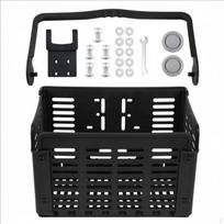 Folding Bike Basket Foldable Front for Shopping, Commuting