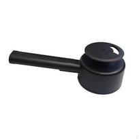Steam Redirection Tube Rounded Chamber Black Cylindrical Outlet