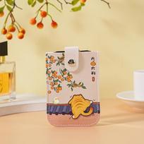 Slim And Portable Credit Card Wallet With RFID Blocking Multiple Card Slots Cute Panda Design Compact And Thin Good Luck-cat