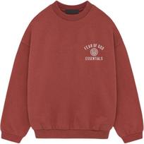 Fear of God Essentials Fleece Crewneck Red Men Tops 192HO246266F S